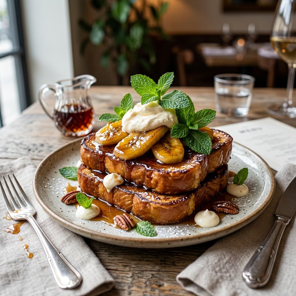 Banana Mint French Toast