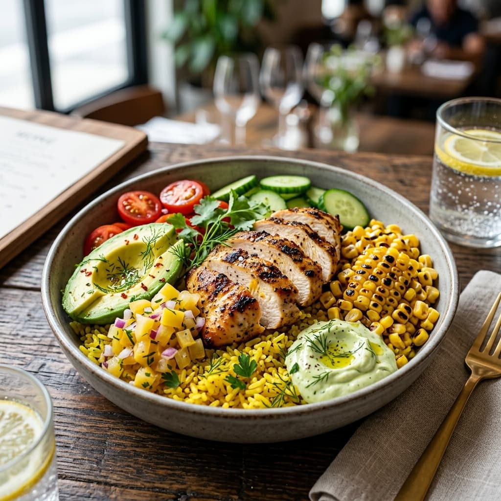 Chicken Saffron Bowl